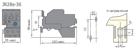 Тепловое реле CNC Electric JR28s-36