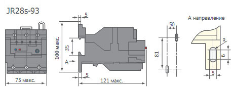 Тепловое реле CNC Electric JR28s-93
