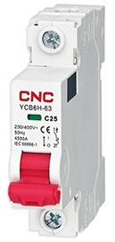Автоматический выключатель YCB6H-63 CNC Electric